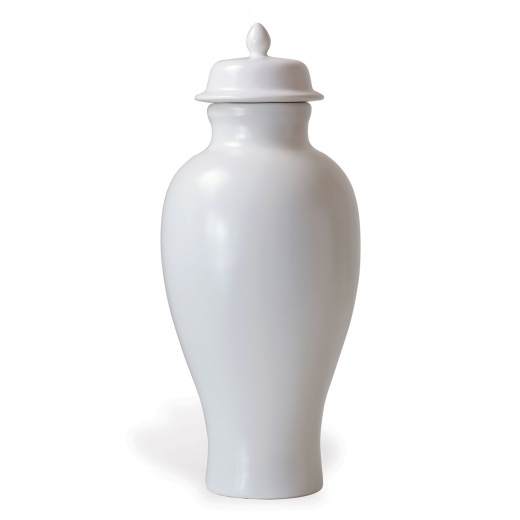 Odeon White Tall Jar