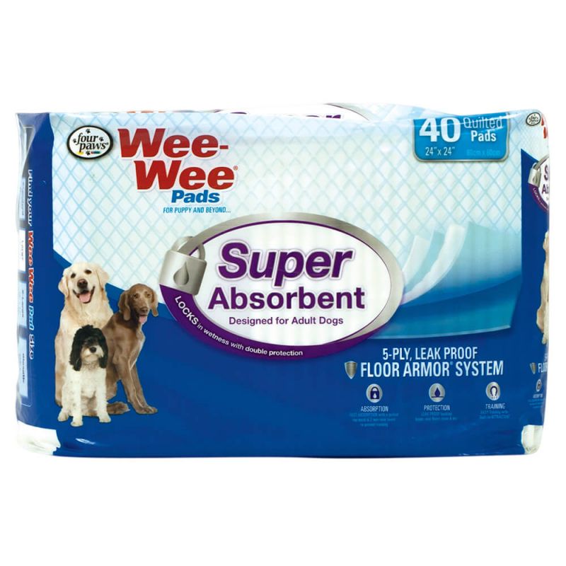 Wee-Wee Super Absorbent Pads 40 Count