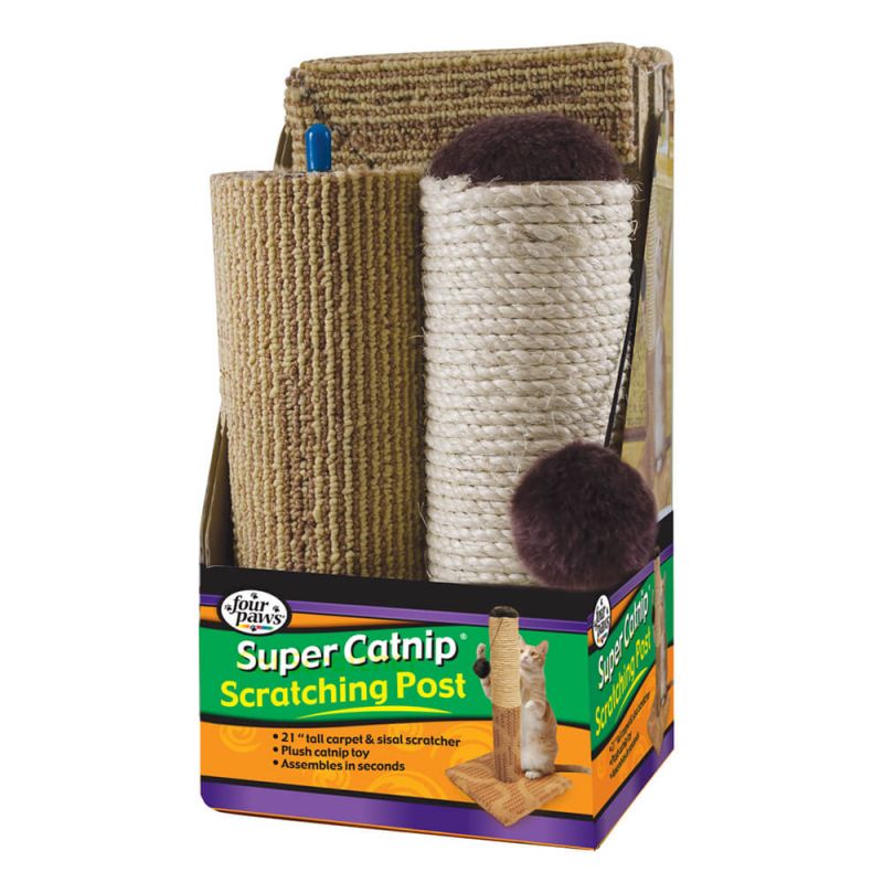 Super Catnip Carpet And Sisal Scratching Post