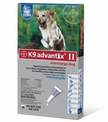 Flea And Tick Control For Dogs Over 55 Lbs 6 Month Supply