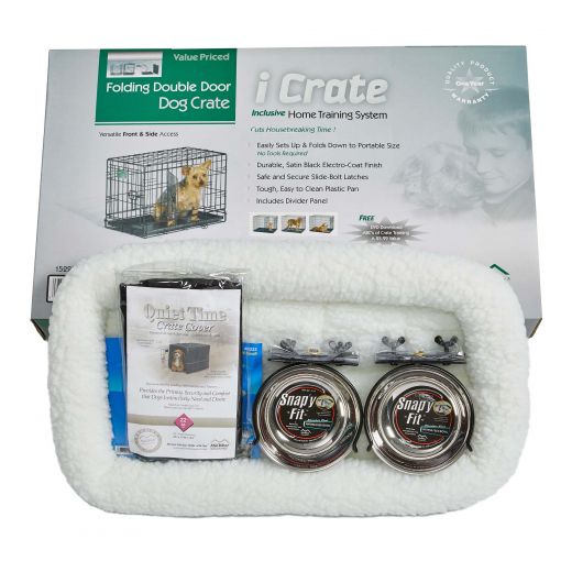 iCrate Dog Crate Kit for Your New Dog