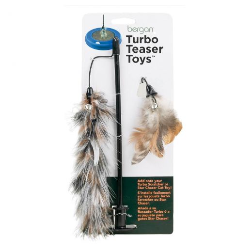 Bergan Turbo Cat Teaser Toy - Interactive Fun for Healthy Play