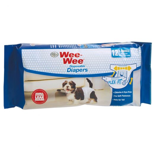 Wee-Wee Disposable Diapers 12 Pack for Dogs
