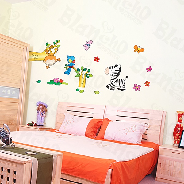 Zebra Friends Large Wall Decals