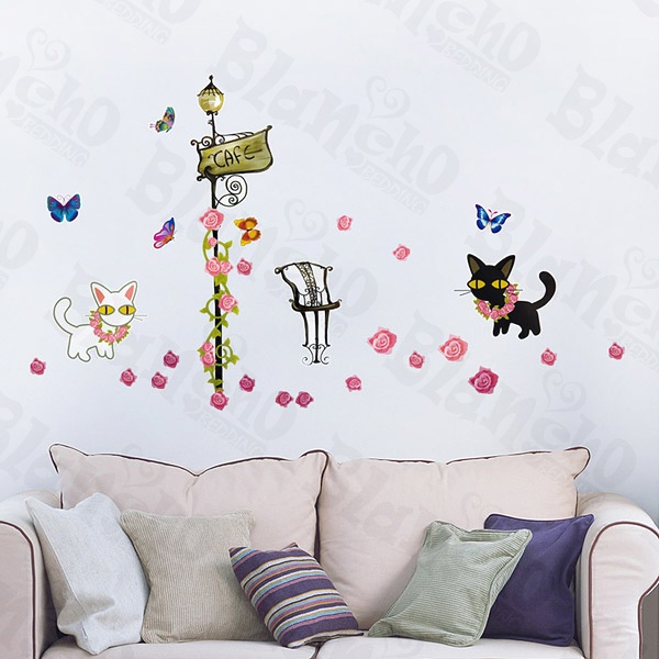 Kitty Couple Wall Decals