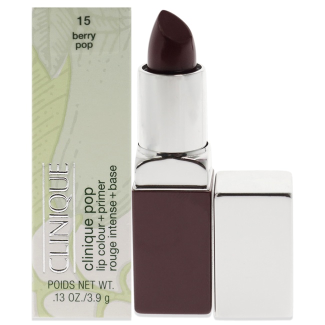 Clinique Pop Lip Colour Plus Primer - 15 Berry Pop By Clinique For Women - 0.13 Oz Lipstick