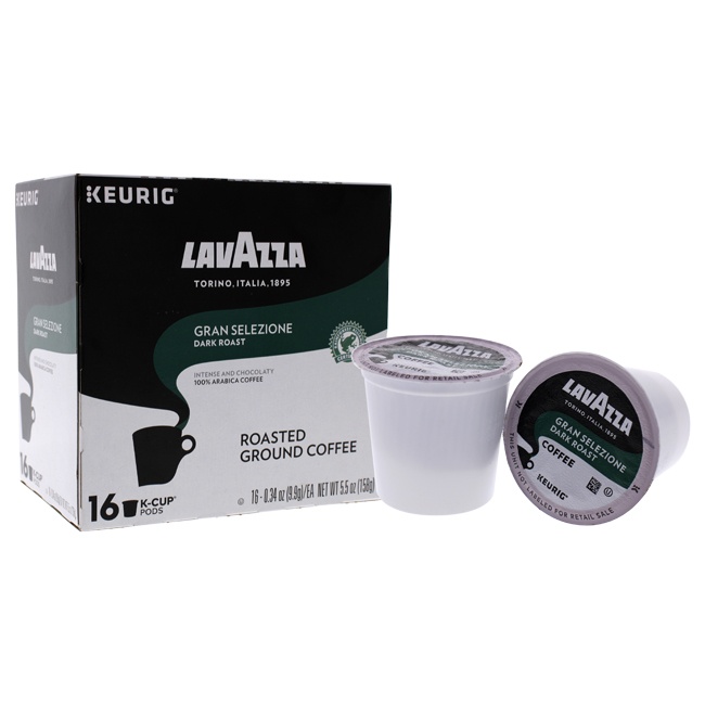 Gran Selezione Dark Roast Ground Coffee Pods By Lavazza For Unisex - 16 X 0.34 Oz Coffee