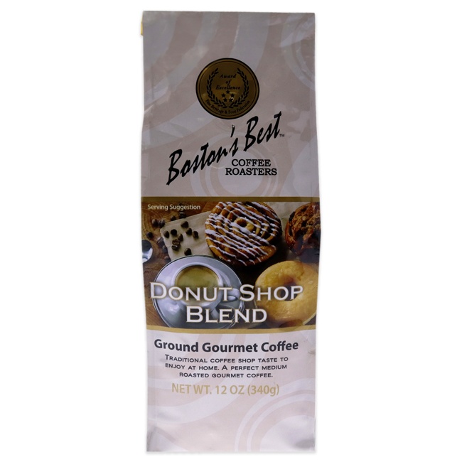 Donut Shop Blend Ground Coffee By Bostons Best - 12 Oz Coffee