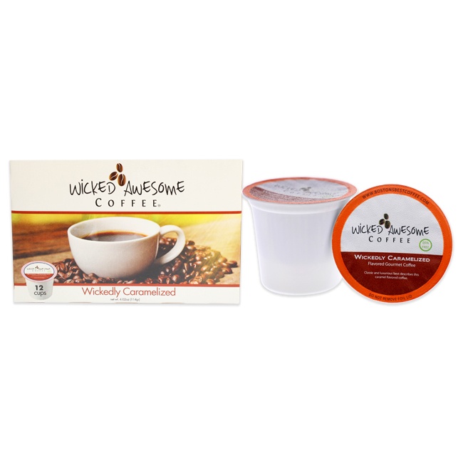Wickedly Caramelized Coffee By Bostons Best For Unisex - 12 Cups Coffee