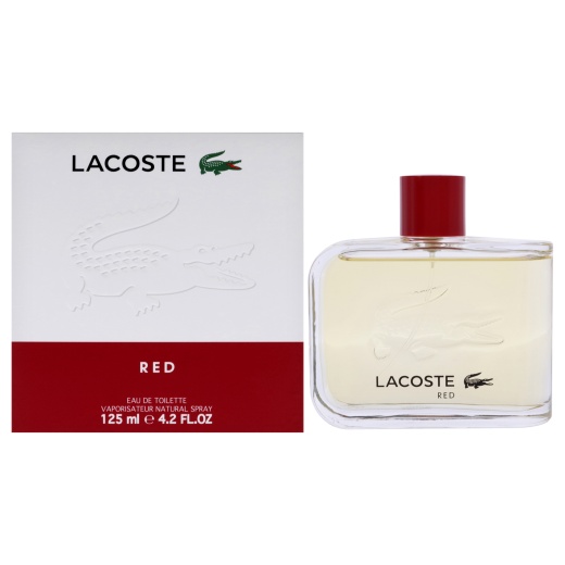 Lacoste Red by Lacoste for Men - 4.2 Oz EDT Spray