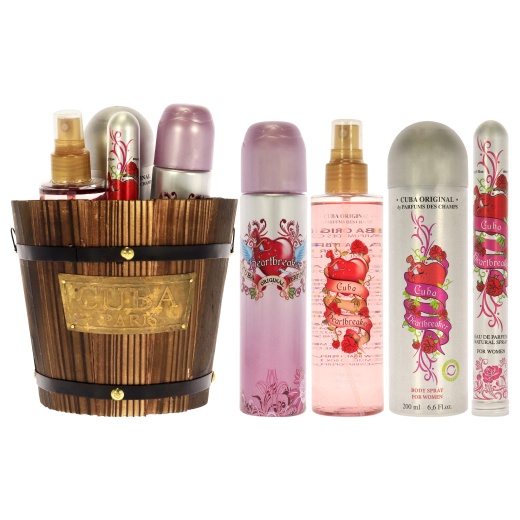 Cuba Heartbreaker by Cuba for Women - 4 Pc Gift Set