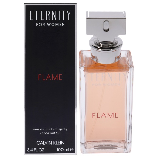Eternity Flame by Calvin Klein for Women - 3.4 Oz Edp Spray