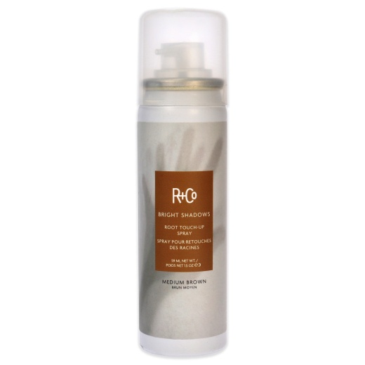 Bright Shadows Root Touch Up Spray - Medium Brown By R+Co - 1.5 Oz Hair Color
