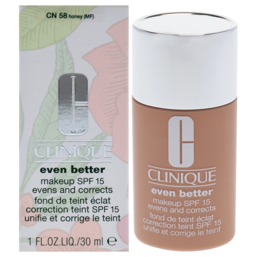 Even Better Makeup Spf 15 - Cn 58 Honey (Mf) Foundation by Clinique for Women - 1 Oz