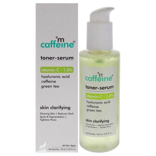 Toner Serum Vitamin C 1.5% - Green Tea by Mcaffeine - Unisex Toner
