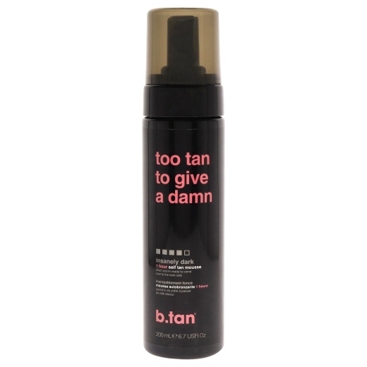 B.Tan Too Tan To Give A Damn Self Tan Mousse - Unisex 6.7 Oz