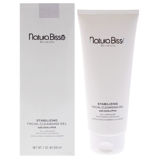 Stabilizing Facial Cleansing Gel With AHA Plus PHA by Natura Bisse - 7 Oz Cleanser