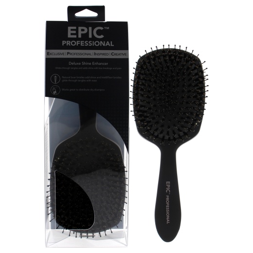 Pro Epic Deluxe Shine Enhancer Brush - Black by Wet Brush
