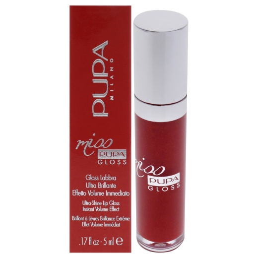 Miss Pupa Gloss Ultra-Shine Lip Gloss - 205 Touch Of Red By Pupa Milano For Women