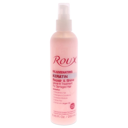 Roux Keratin Repair And Shine Leave-In Treatment for Damaged Hair - 8.45 Oz