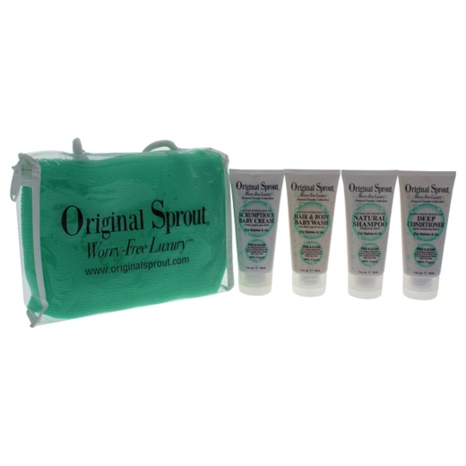 Original Sprout Deluxe Kit for Kids - 5 Pc Natural Hair and Body Care Set