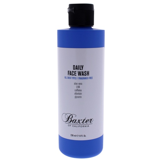 Daily Face Wash by Baxter of California for Men - 8 Oz Cleanser
