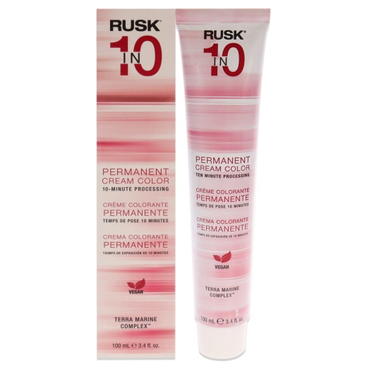 Rusk Permanent Cream Color In10 - 6S Dark Sand Blonde - 3.4 Oz Hair Color