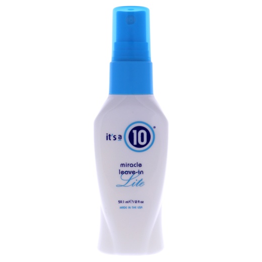Miracle Leave-In Lite by It's A 10 for Unisex - 2 Oz Spray