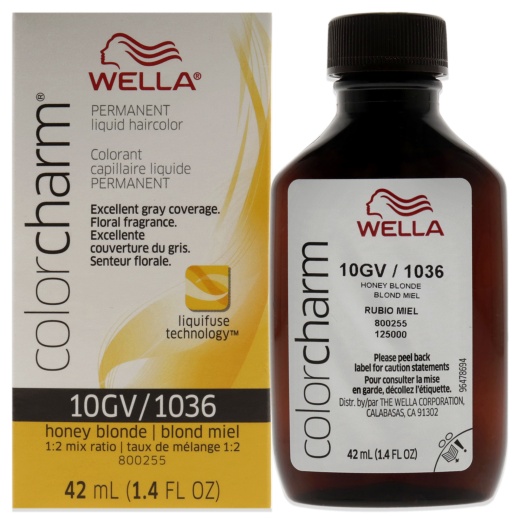 Wella Color Charm Permanent Liquid Hair Color - Honey Blonde