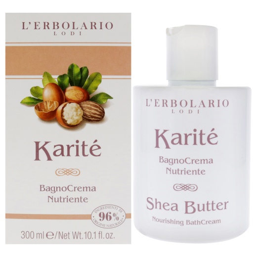 Nourishing Bath Cream - Shea Butter by Lerbolario - 10.1 Oz Body Wash