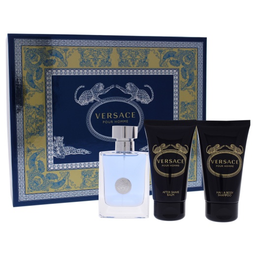 Versace Pour Homme For Men 3 Pc Gift Set