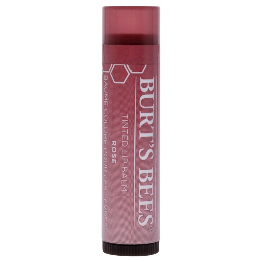 Tinted Lip Balm - Rose by Burts Bees for Unisex - 0.15 Oz Lip Balm