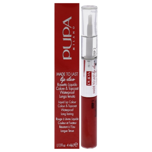 Made To Last Lip Duo - 018 Imperial Red by Pupa Milano for Women
