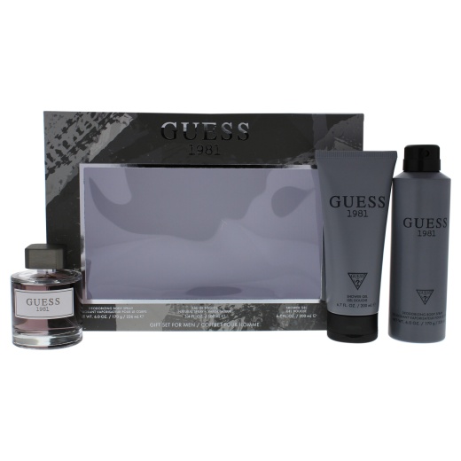 Guess 1981 By Guess For Men - 3 Pc Gift Set