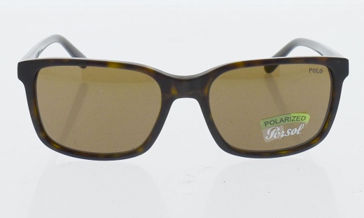 Polo Ralph Lauren Ph 4103 5550-73 - Vintage Dark Havana-Brown Sunglasses for Men