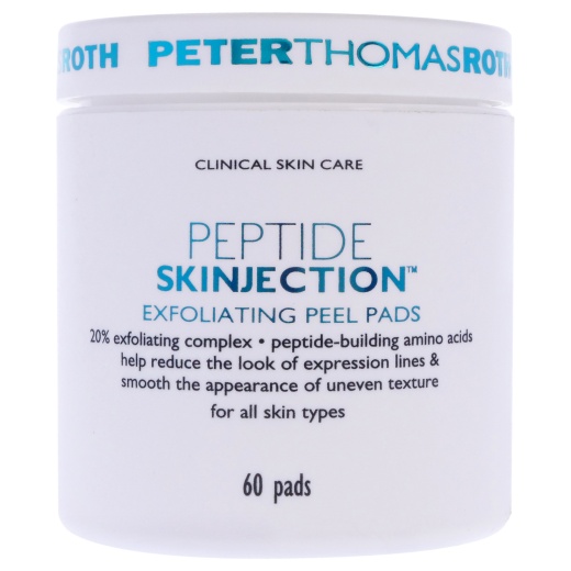 Peptide Skinjection Exfoliating Peel Pads - 60 Pc by Peter Thomas Roth