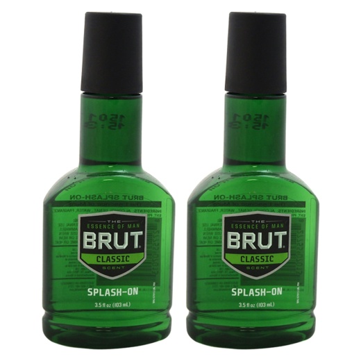 Splash-On Original Fragrance By Brut For Men - 3.5 Oz Splash - Pack Of 2