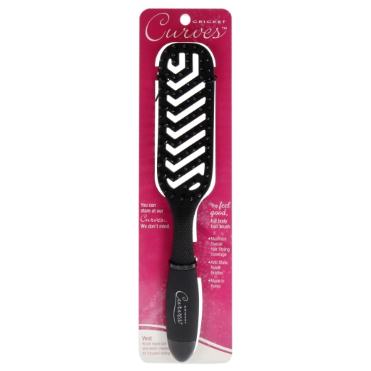 Curves Vent By Cricket For Unisex - 1 Pc Hair Brush