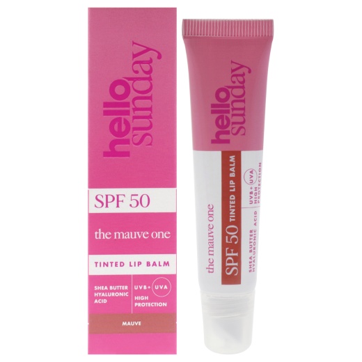 The One Tinted Lip Balm SPF 50 - Mauve by Hello Sunday for Women - 0.5 Oz