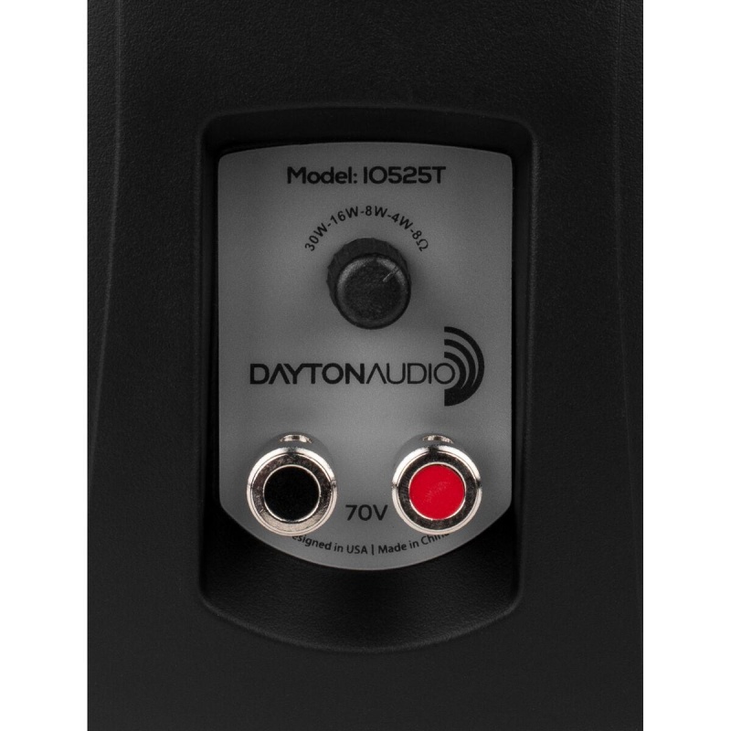 Dayton Audio Io525bt 5-1/4" 2-Way Indoor/Outdoor Speaker Pair Black