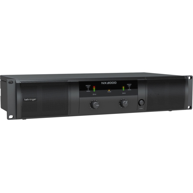 NX3000D 3000W Ultra-Lightweight Class-D DSP Control Power Amplifier, Bundle With 2x 15' XLR Cable