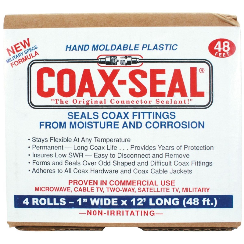 Coax-Seal Moisture Proof Sealing Tape 1" X 12 Ft. Pro Pack