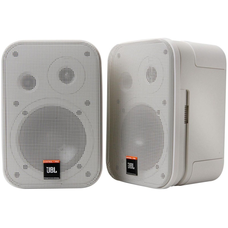 Jbl Control 1 Pro-W 5-1/4" 2-Way Shielded Speaker Pair White
