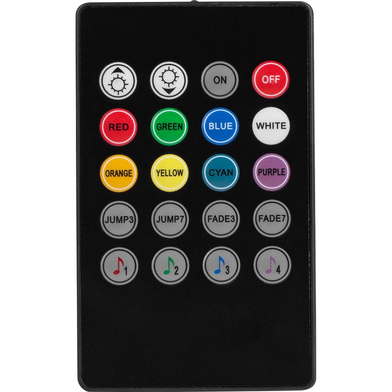 Rgb Led 12-24 Vdc 6A Music Activated Control Unit With 20-Key Ir Remote