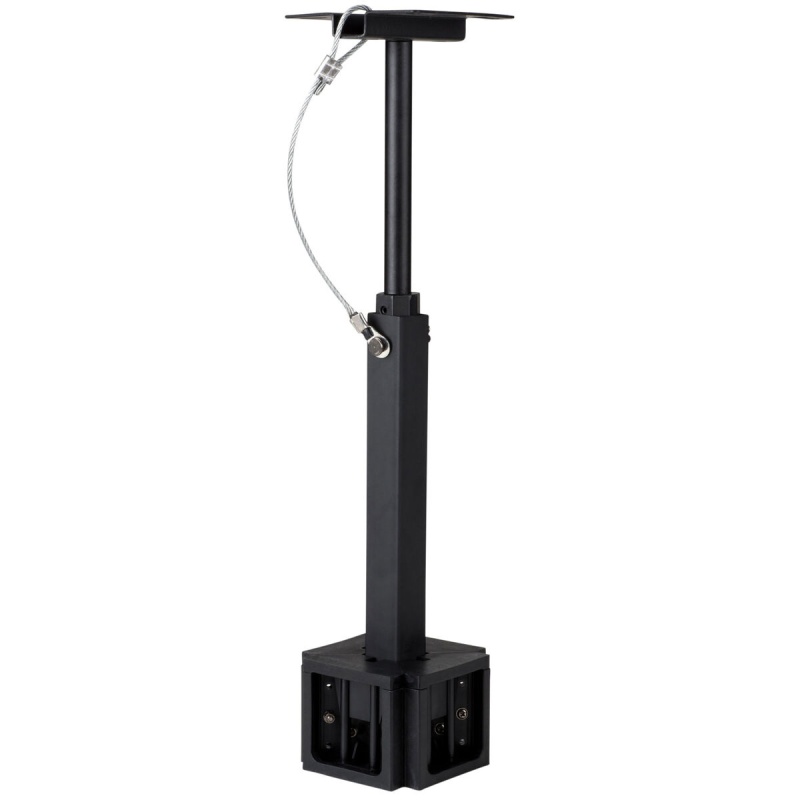 Dayton Audio Qs204pb 4-Way Pole Mount Speaker Bracket For Qs204-4 Quadrant Speakers - Black