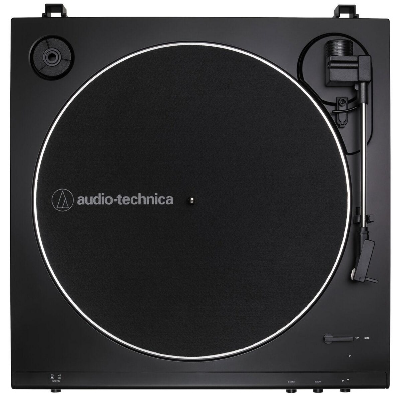 Audio-Technica At-Lp60x-Bk Fully Automatic Belt Drive Turntable - Black