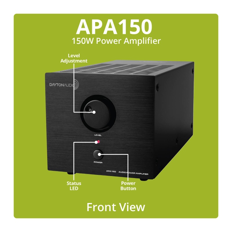 Dayton Audio Apa150 150W Power Amplifier