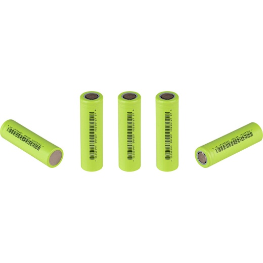 Lishen 18650 2600Mah Li-Ion Flat Top Rechargeable Battery 5-Pack