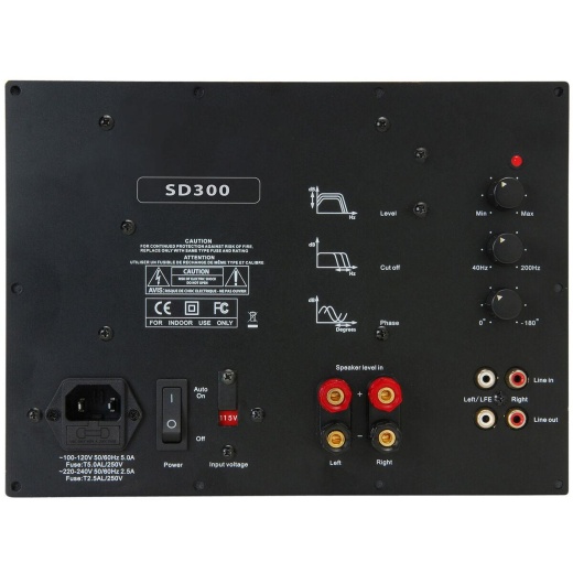 Yung SD300 300W Class D Subwoofer Plate Amplifier Module