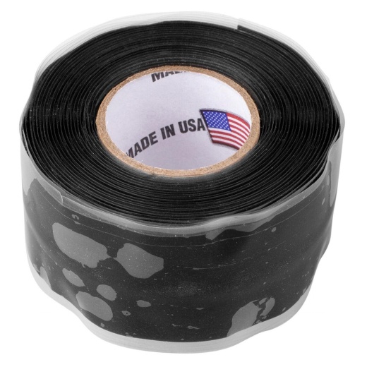 Self-Fusing Silicone Rubber Tape 1" x 10 Ft. Roll Black
